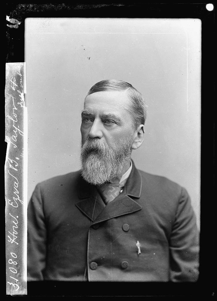 Portrait of the Hon. Ezra B. Taylor, Representative from Ohio, photographed by C. M. Bell.
