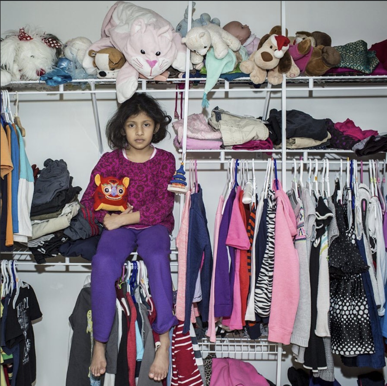 Kriti in her closet, Boston, 2011