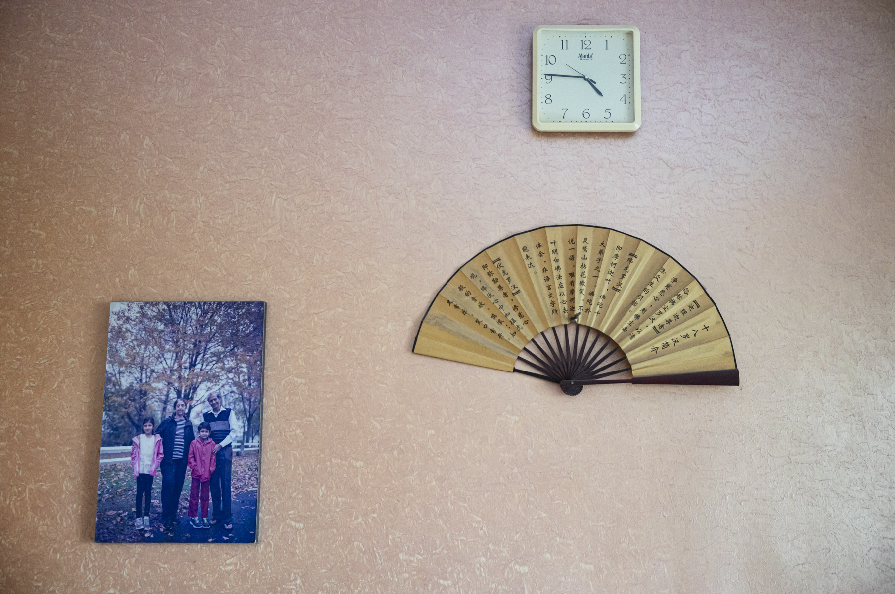 Sharda’s bedroom wall, Mumbai, 2024