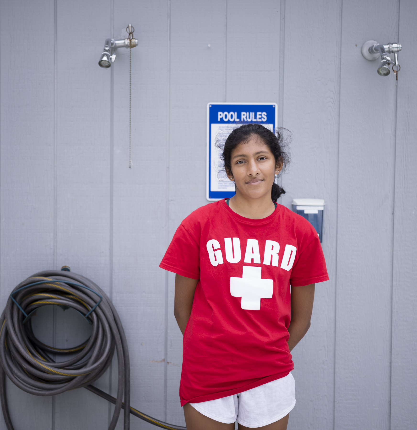 Kriti as a lifeguard, Boston, 2024