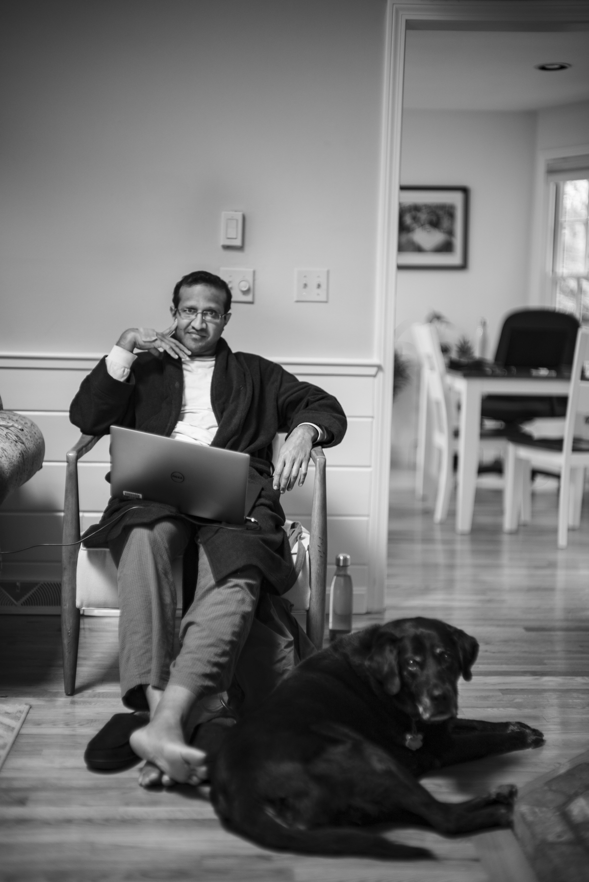Ajay and Bella, Boston, 2021